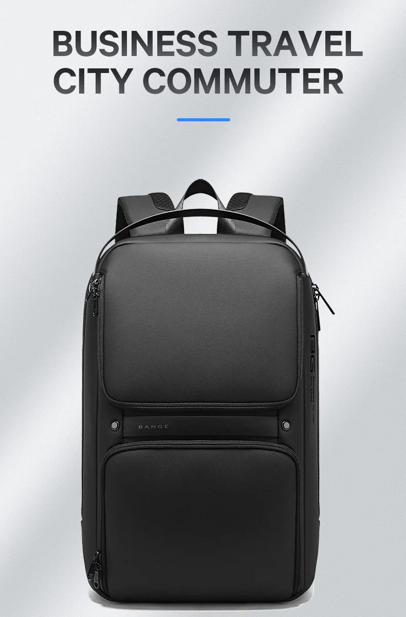 Big Big Bag #0020 - BANGE USB Business Backpack – Fits 15.6" Laptop, Waterproof & Anti-Theft