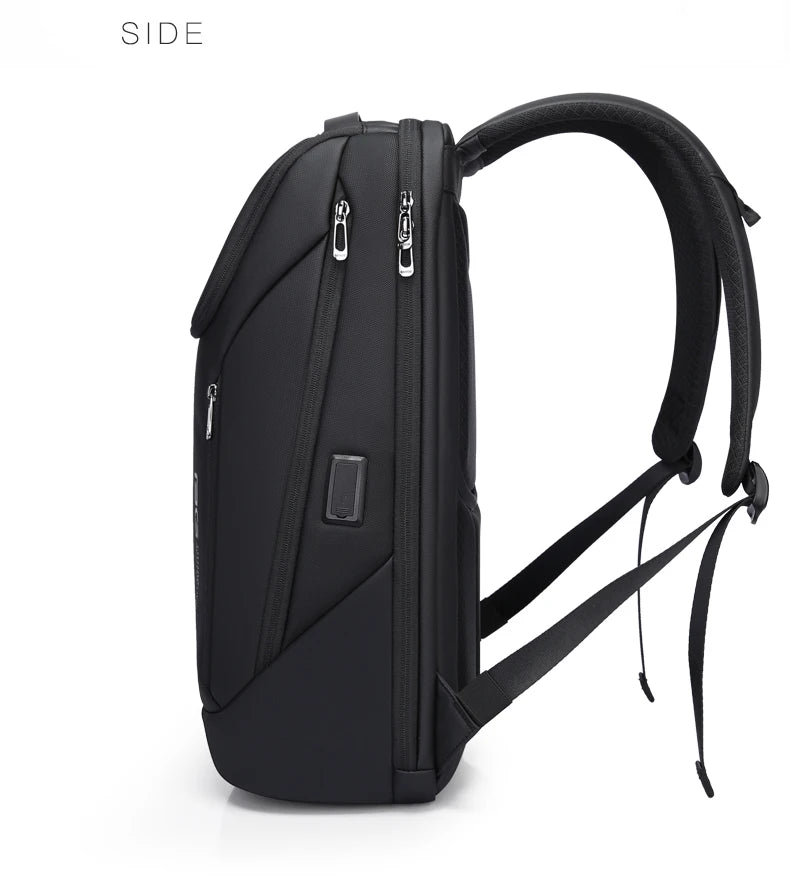 Big Big Bag #0019 - BANGE 17" Laptop Backpack – Waterproof Business Travel Bag with USB Charging Port