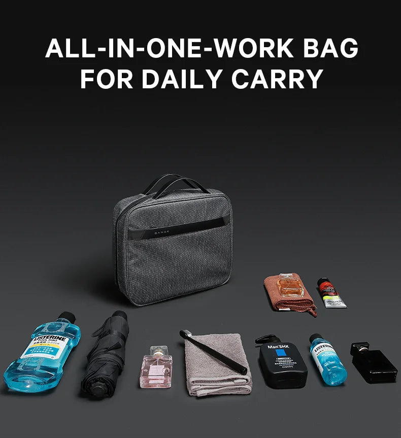 Big Big Bag #0016 -BANGE Waterproof Makeup Bag – Oxford Travel Cosmetic Organizer for Women