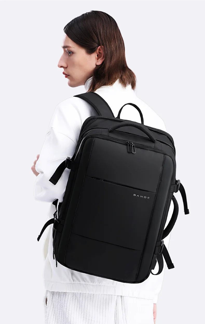 Big Big Bag #0036 - BANGE Expandable Travel Backpack – 17" Laptop, Vacuum Compression, Waterproof