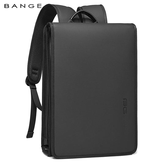 BANGE New Design Men Backpack Waterproof Fits for 14.1 inch Laptop Bag Teenager Travel Bag School Bag City Business Backpack Man