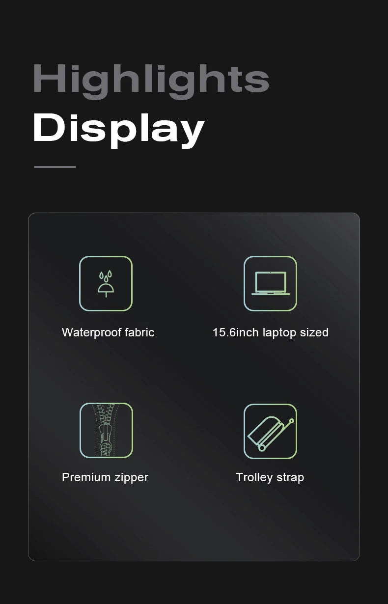 Big Big Bag #0035 - BANGE Large Capacity Laptop Backpack – 15.6" Waterproof Oxford with USB