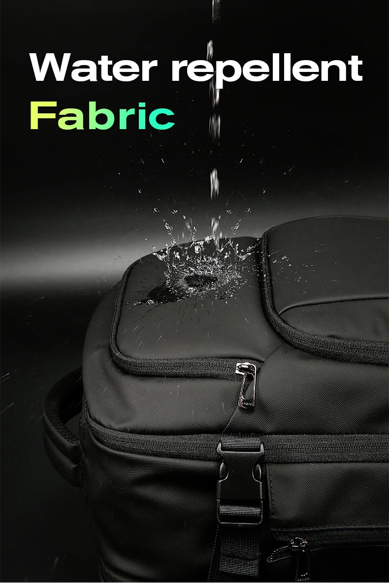 BANGE New Design Large Capacity USB Rechargable Travel Backpacks Men 15.6 inch Laptop Backpack Waterproof Outdoor Bag for Male