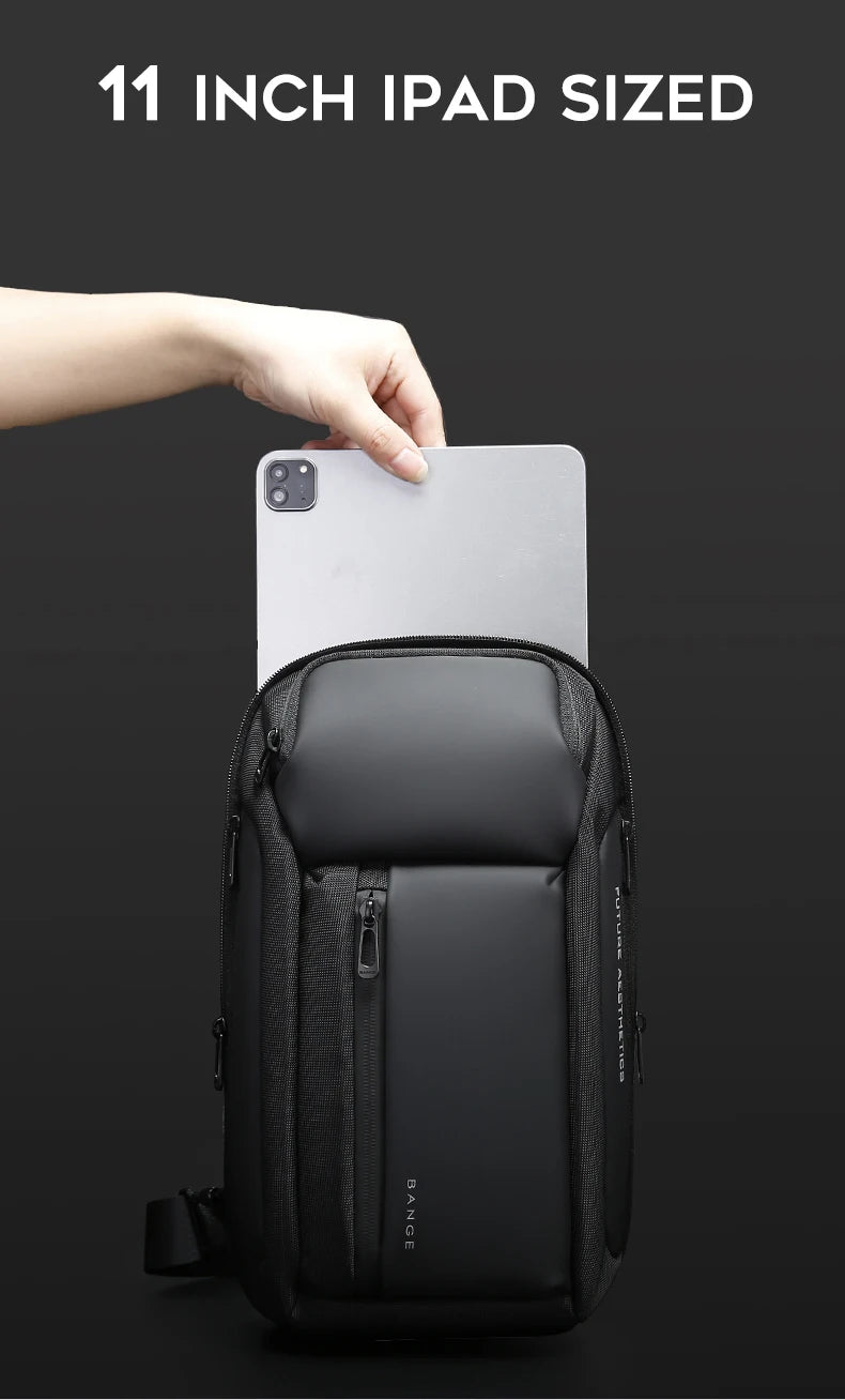 Bange New Oxford Fashion Waterproof Chest Bag Crossbody Bag Men's Models Men's Chest Bag Leisure Shoulder Satchel Large Capacity