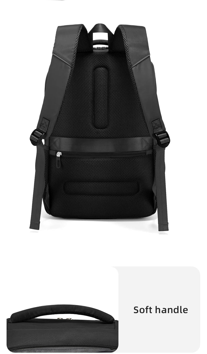 Big Big Bag #0032 - BANGE Waterproof Laptop Backpack – 15.6" Large Capacity Travel & School Bag