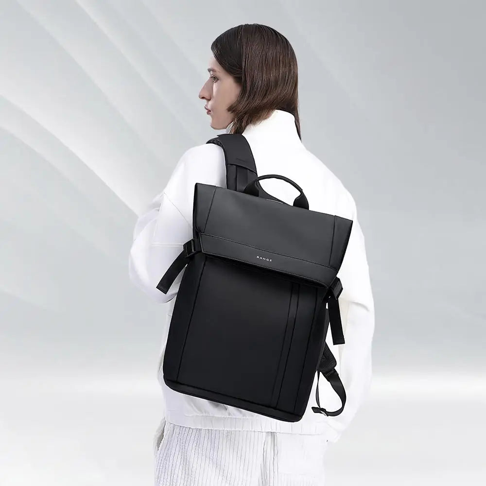 Bange Men Fashion Backpack 15.6 inch Multifunctional Waterproof Backpack Daily Travel Bag Casual School Rucksack with Buckle