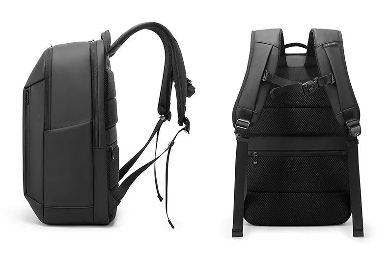 BANGE New Casual Multi-Pockets Big Capacity Daily 15.6inch Laptop Light Waterproof For Business Trip Roomy Men Backpack with YKK
