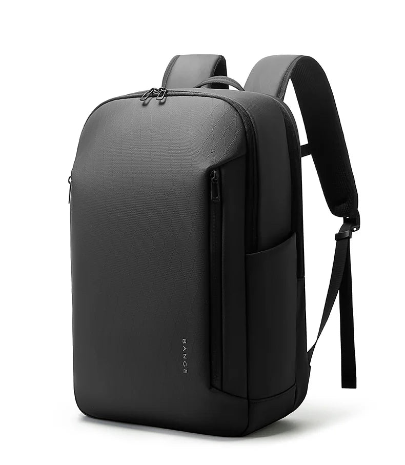BANGE New Casual Multi-Pockets Big Capacity Daily 15.6inch Laptop Light Waterproof For Business Trip Roomy Men Backpack with YKK