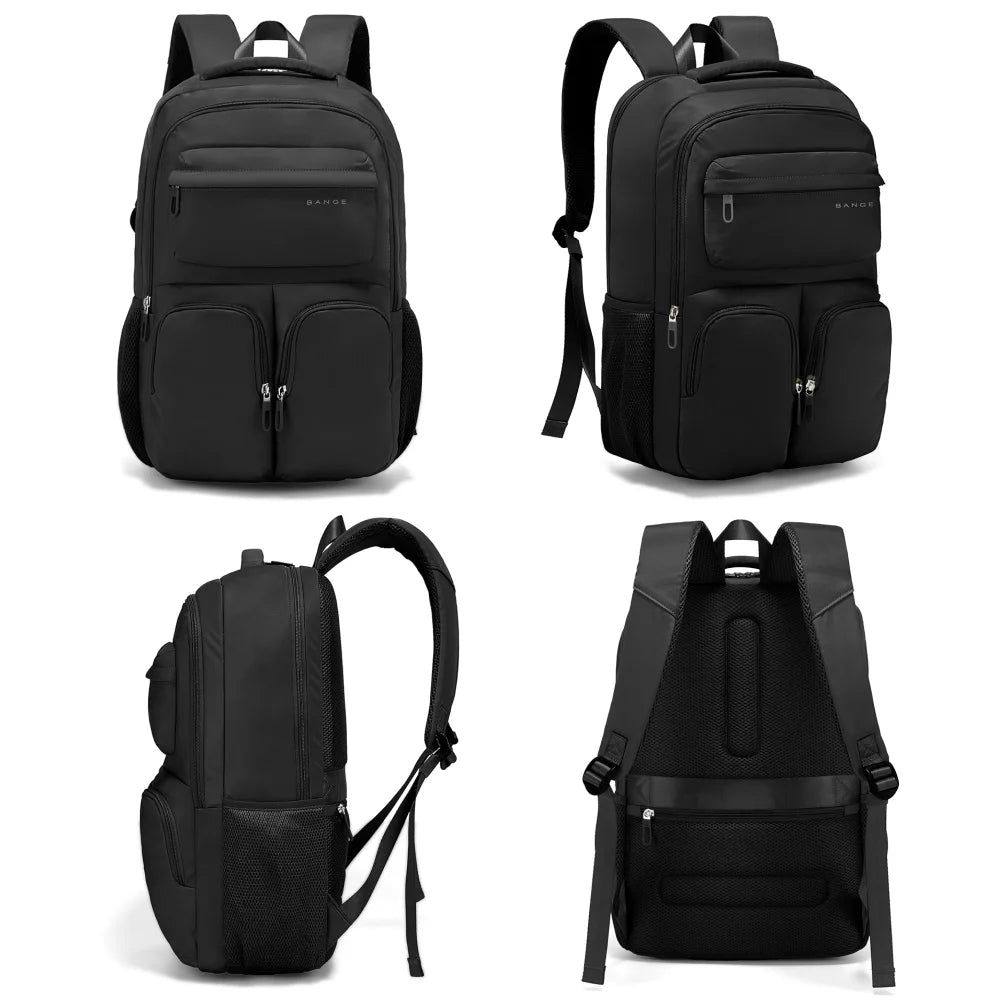 Big Big Bag #0032 - BANGE Waterproof Laptop Backpack – 15.6" Large Capacity Travel & School Bag