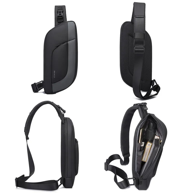 Big Big Bag #0031 - BANGE Waterproof Chest Bag – Korean Style Sling Pack for Men, Anti-Stain & Multifunction