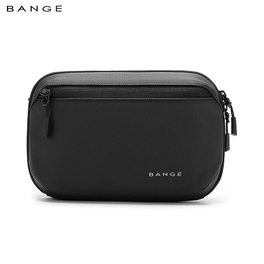 BANGE Multi-Layers Tech Pouch Oxford Warerproof Organizer Case Portable Data Cable Storage Bag Gadget Bag for Travel USB Charger