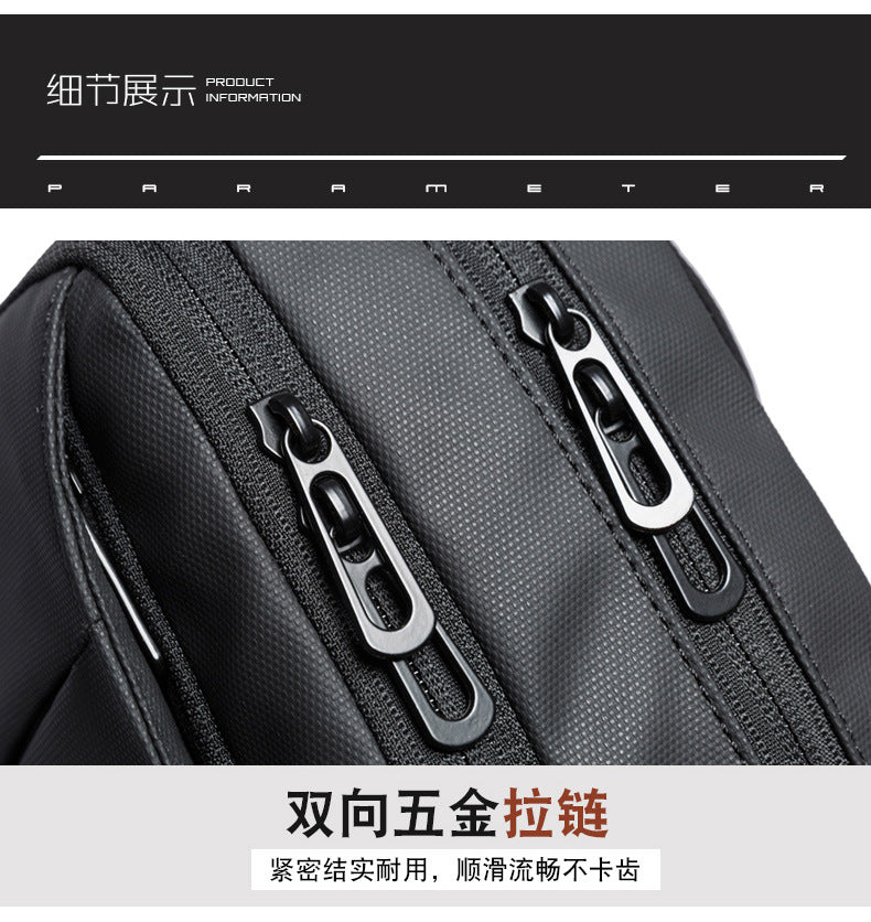 BANGE Fashion Men Travel Waterproof Leisure Male Chest Sports Packs Messenger Shoulder Sling Running Bag men's Boys Handbag