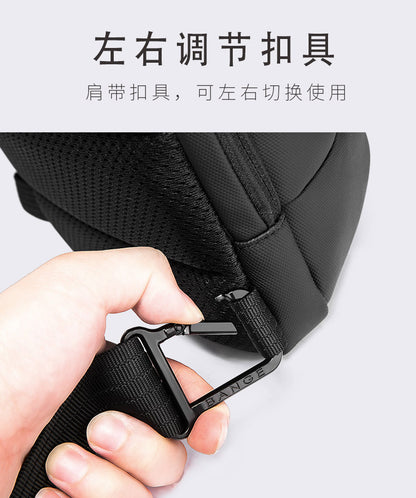 Big Big Bag #0034 - BANGE Waterproof Crossbody Bag – Multifunction Shoulder & Chest Pack for Men