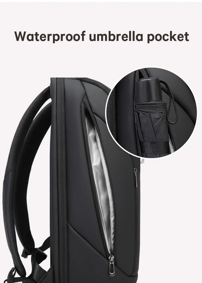 Big Big Bag #0019 - BANGE 17" Laptop Backpack – Waterproof Business Travel Bag with USB Charging Port