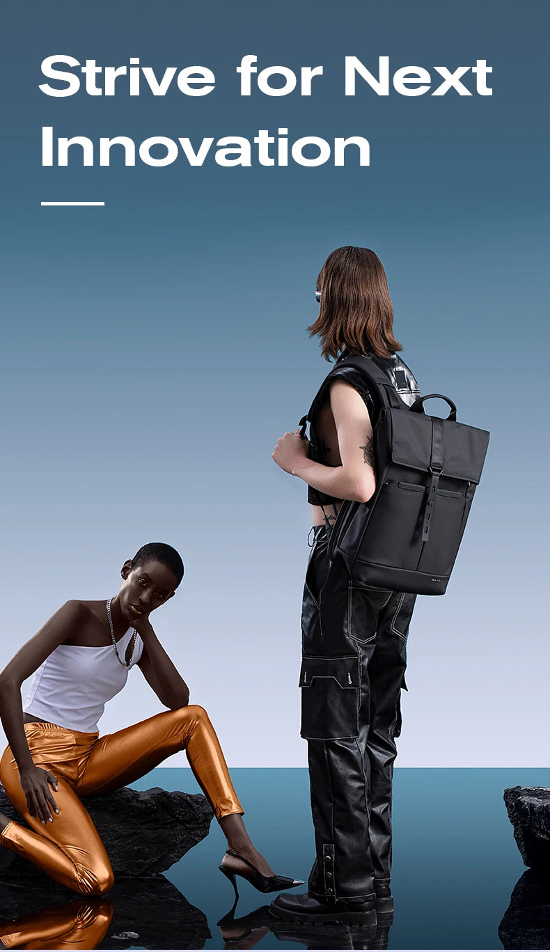 BANGE Unique Men Anti theft Waterproof Laptop Backpack 15.6 Inch Daily Work Business Backpack School back pack mochila for women