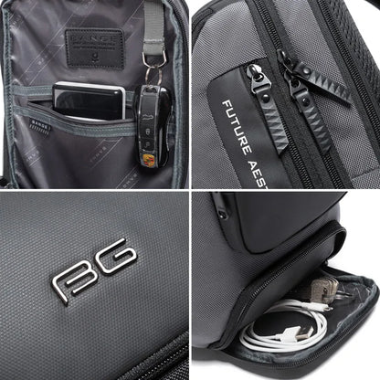 Big Big Bag #0040 - BANGE Anti-Theft Crossbody Bag – Waterproof Shoulder & Chest Pack for Men