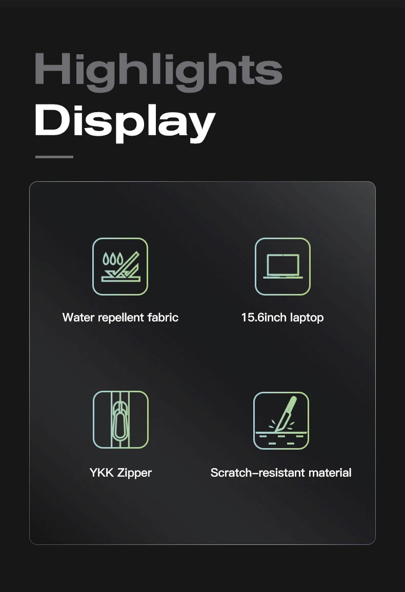 BANGE Unique Men Anti theft Waterproof Laptop Backpack 15.6 Inch Daily Work Business Backpack School back pack mochila for women