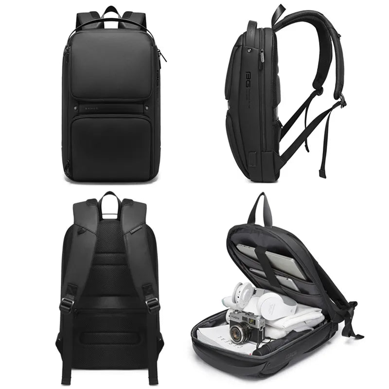 Big Big Bag #0020 - BANGE USB Business Backpack – Fits 15.6" Laptop, Waterproof & Anti-Theft