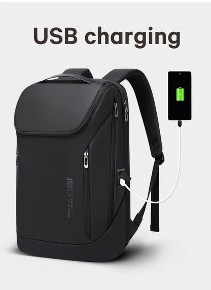 BANGE Waterproof Multi-Use Laptop Backpack For 15.6" Inch USB Charging Shockproof Business Briefcase Shoulder Bag For Man Women