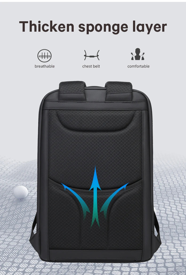 BANGE Business Backpacks Laptop 15.6 inch Multifunctional WaterProof Big Capacity Daily Work Male Backpack School Bag Mochila