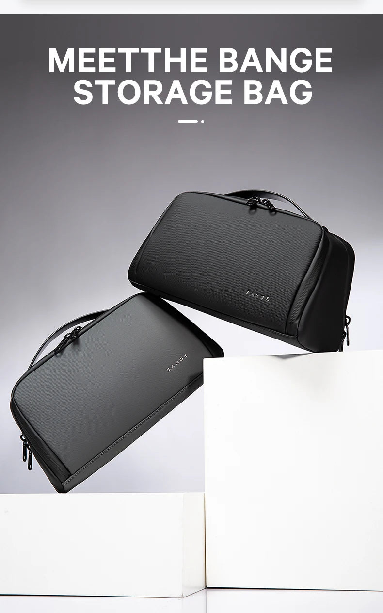 BANGE Oxford Fabric Men Portable Storage Bags Toiletry Kits Organizer Women Cosmetic Bags Waterproof Hanging Travel Wash Pouch