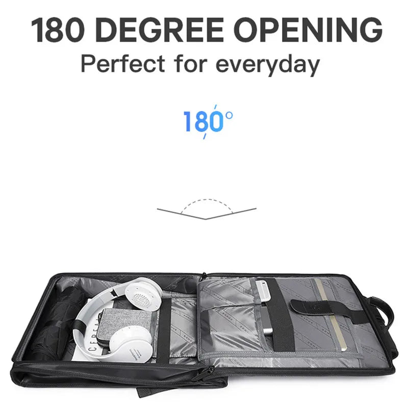 BANGE New Design Men Backpack Waterproof Fits for 14.1 inch Laptop Bag Teenager Travel Bag School Bag City Business Backpack Man