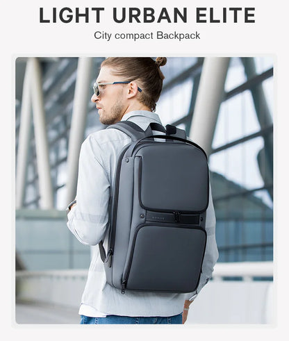 BANGE Men Anti Theft Waterproof Laptop Backpack 15.6 Inch Daily Work Business Backpacks Thin School Back Pack Mochila