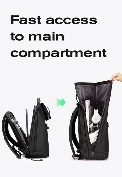 BANGE Unique Men Anti theft Waterproof Laptop Backpack 15.6 Inch Daily Work Business Backpack School back pack mochila for women