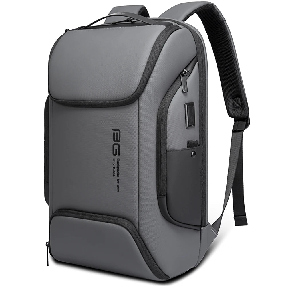 BANGE Business USB Charging Smart Backpacks Fits 15.6 Inch Laptop Commute Backpack WaterProof Carry On Bag for Men Travel Bags