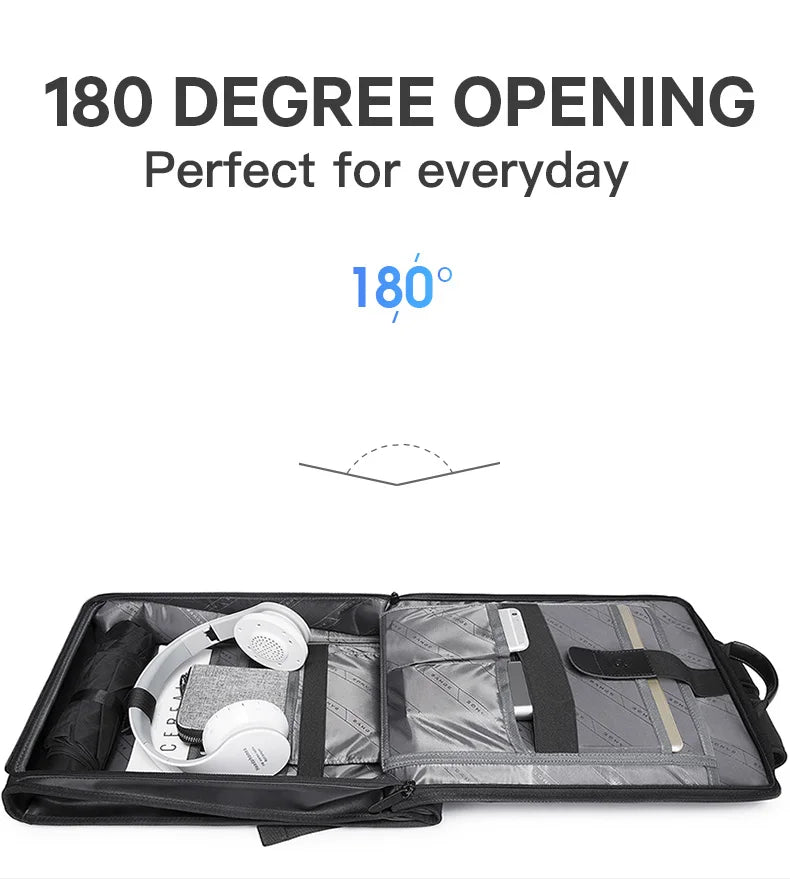 BANGE New Design Men Backpack Waterproof Fits for 14.1 inch Laptop Bag Teenager Travel Bag School Bag City Business Backpack Man