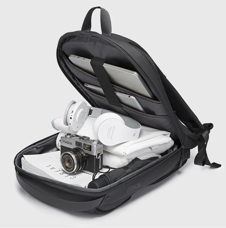Big Big Bag #0020 - BANGE USB Business Backpack – Fits 15.6" Laptop, Waterproof & Anti-Theft