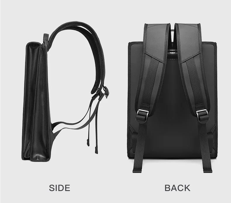 BANGE New Design Men Backpack Waterproof Fits for 14.1 inch Laptop Bag Teenager Travel Bag School Bag City Business Backpack Man
