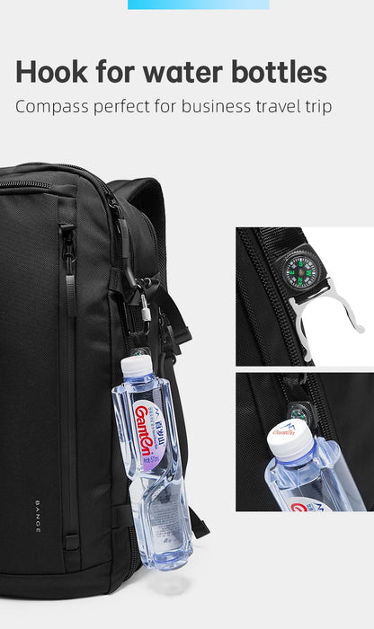 Big Big Bag #0014 - BANGE Expandable Travel Backpack – 15.6" Laptop, Waterproof, FAA Approved