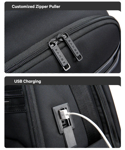 Big Big Bag #0001 - BANGE Hard Shell Sling Bag – Waterproof Crossbody Chest Pack with USB 3.0 Charging