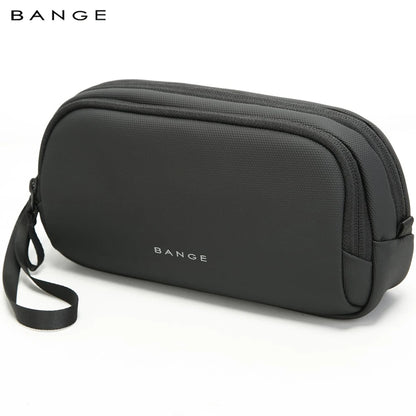 BANGE New Unisex Polyester Light Waterproof Digital USB Cable Storage Hand Bag, Electronics Travel Bag Organizer for Cable Case
