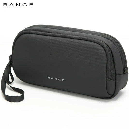 BANGE New Unisex Polyester Light Waterproof Digital USB Cable Storage Hand Bag, Electronics Travel Bag Organizer for Cable Case