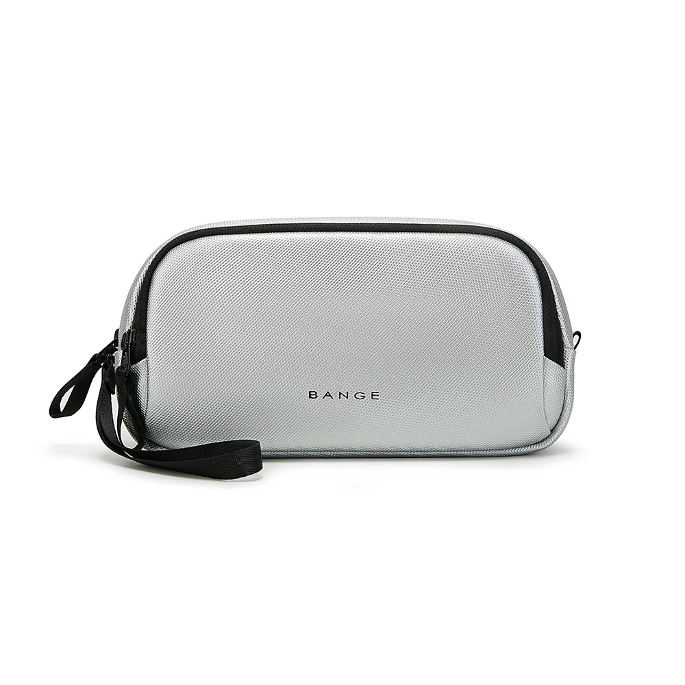 BANGE New Unisex Polyester Light Waterproof Digital USB Cable Storage Hand Bag, Electronics Travel Bag Organizer for Cable Case