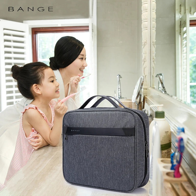Big Big Bag #0016 -BANGE Waterproof Makeup Bag – Oxford Travel Cosmetic Organizer for Women