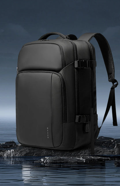 Big Big Bag #0035 - BANGE Large Capacity Laptop Backpack – 15.6" Waterproof Oxford with USB