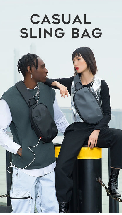 BANGE 2022 New Anti-theft Multifunction Crossbody Bag Shoulder Messenger Bags Male Waterproof Short Trip Chest Bag Pack for Men