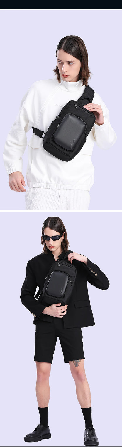 BANGE 2024 New Arrival Multifunction Crossbody Bag for Men Shoulder Messenger Bags Waterproof Men Sling Bags with Big Capacity