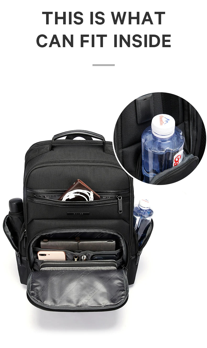 BANGE Factory sell new hot sell wholesale USB nylon waterproof travel custom school men backpacks bag laptop backpack