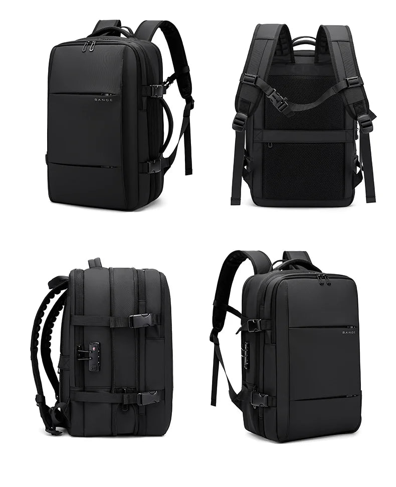 Big Big Bag #0036 - BANGE Expandable Travel Backpack – 17" Laptop, Vacuum Compression, Waterproof