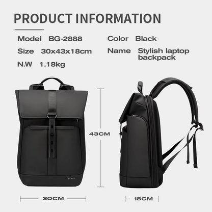 BANGE Unique Men Anti theft Waterproof Laptop Backpack 15.6 Inch Daily Work Business Backpack School back pack mochila for women