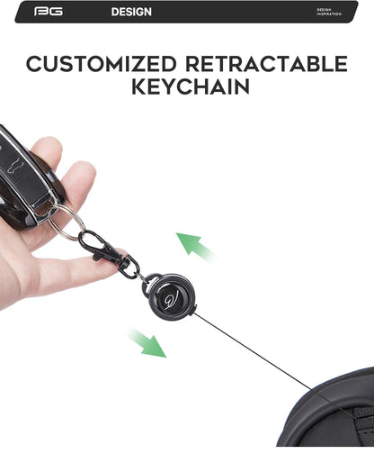 BANGE Men's Waterproof Crossbody Bag Oxford Large Capacity Multifunction Anti-theft Sling Shoulder Messenger Chest Bag Pack