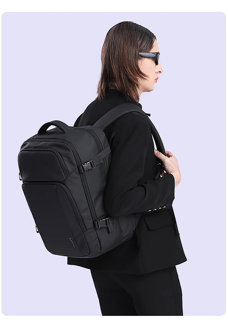Big Big Bag #0035 - BANGE Large Capacity Laptop Backpack – 15.6" Waterproof Oxford with USB