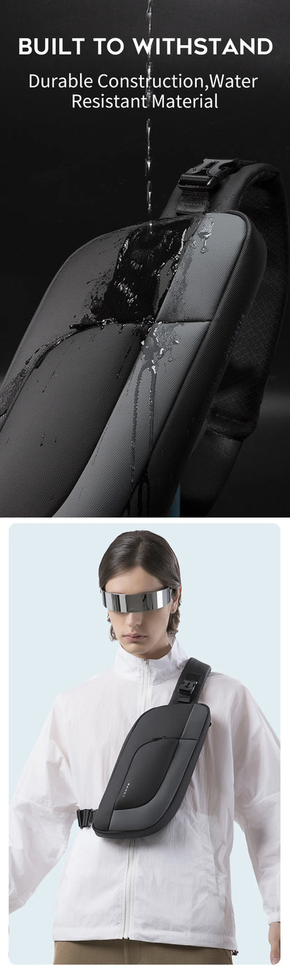 Big Big Bag #0031 - BANGE Waterproof Chest Bag – Korean Style Sling Pack for Men, Anti-Stain & Multifunction