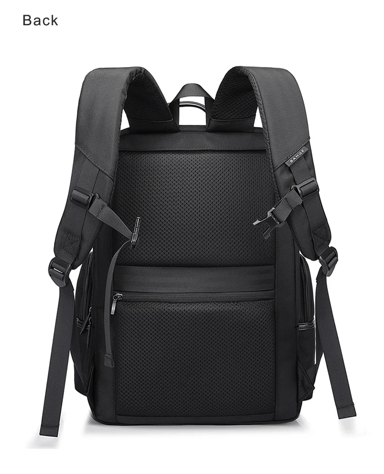 Big Big Bag #0030 - BANGE Anti-Theft Laptop Backpack – 15.6" Waterproof Travel & Business Bag with USB Charging Port