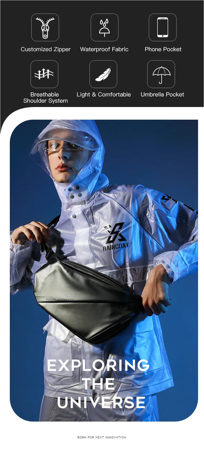 BANGE Chest Bag New Design 9.7 inch iPadShoulder Messenger Bags Waterproof Anti-stain Anti-theft Big Capacity Short Trip Pack