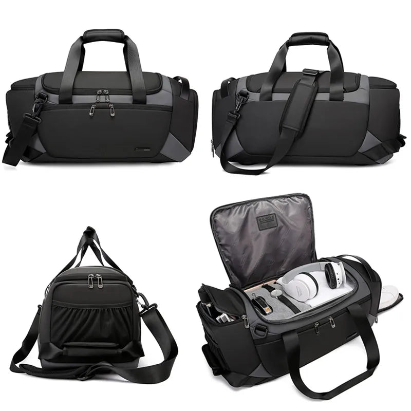 Big Big Bag #0017 - BANGE Men’s Gym Bag – Waterproof Sports Duffel with Dry/Wet Separation